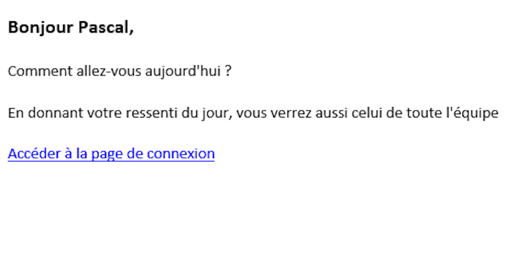 Daily Team email - Mood Indicator Tool with Daily Calendar and Mood Meter Chart